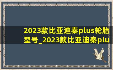 2023款比亚迪秦plus轮胎型号_2023款比亚迪秦plus dmi